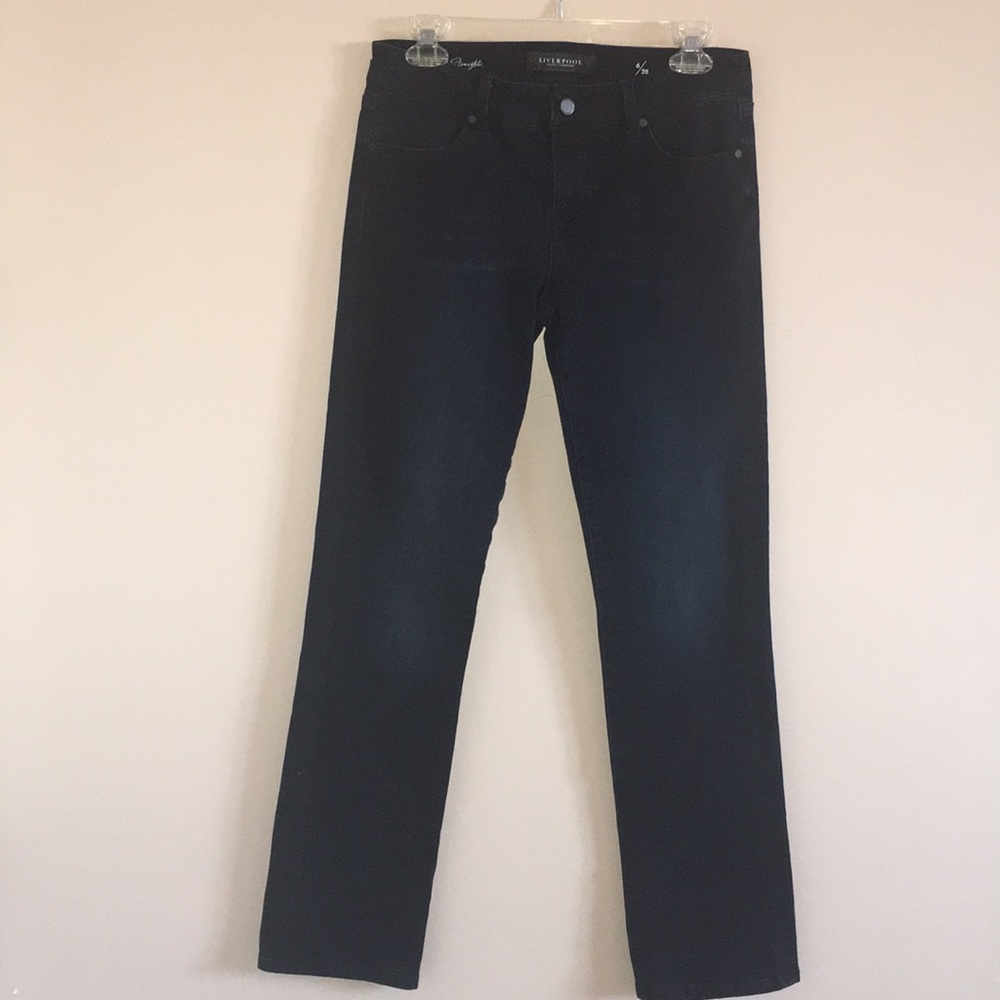 Liverpool | The Straight Denim Jean, size 6 / 28